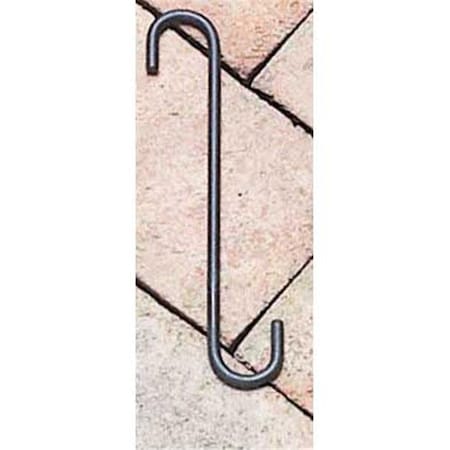 Village Wrought Iron Village Wrought Iron SH-8-A 8 in. S-Hook with 1 in. Openings - Black SH-8-A